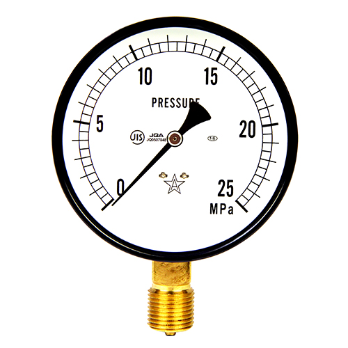 右下精器・汎用圧力計Ａ１００・Ｇ１／２・S-41・25.0MPA－電動工具 