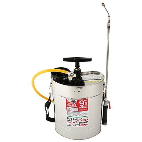セフティ－３・ロングタッチ肩掛半自動噴霧器・9L ｼﾞｭｼﾎﾟﾝﾌﾟ－園芸機器・噴霧器・金属製噴霧器：ＤＩＹツールの藤原産業株式会社