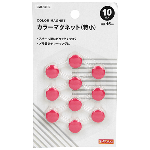 ♯Ezi15DHおっちゃんタイルマグネット全10種 E－Value・カラーマグネット 特小・EMT-10RE－大工道具