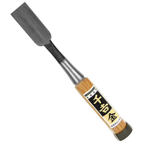 千吉 金・追入のみ 2枚裏・24MM－大工道具・のみ・彫刻刀・鉋