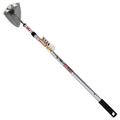 千吉・伸縮式ステン三角ホー・1450MM－園芸道具・除草具・草削り