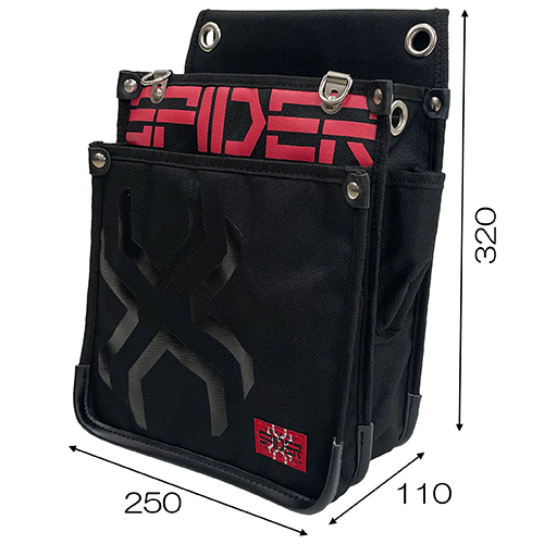 バニぼ4袋 SK11・鳶用腰袋Lインナーポケット付・SPD-JY04-A－収納用品