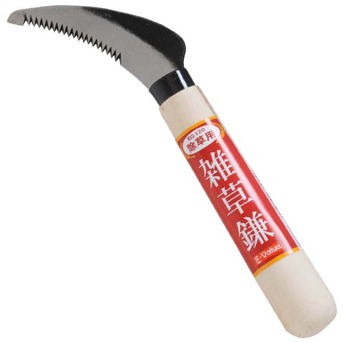 E－Value・雑草鎌・EG-120－園芸道具・除草具・小鎌