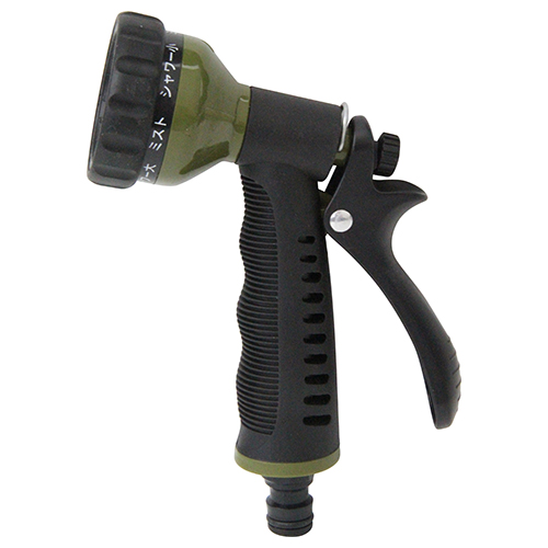 セフティ－3・コイルホース用散水ノズル・olive－園芸用品