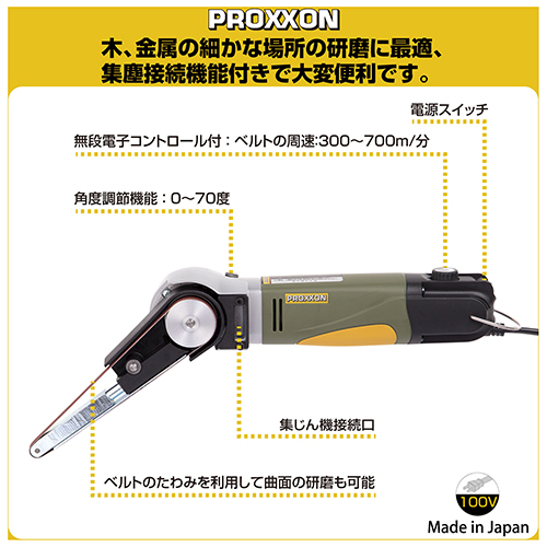 プロクソン・マイクロベルトサンダー・No.27510－電動工具