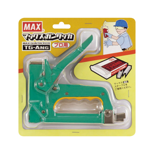 MAX・ガンタッカー 緑・TG-A(N)G－大工道具・マグネット