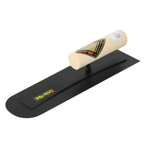 アローライン・テフリック本焼先丸鏝 0．3・360mm－大工道具・左官鏝