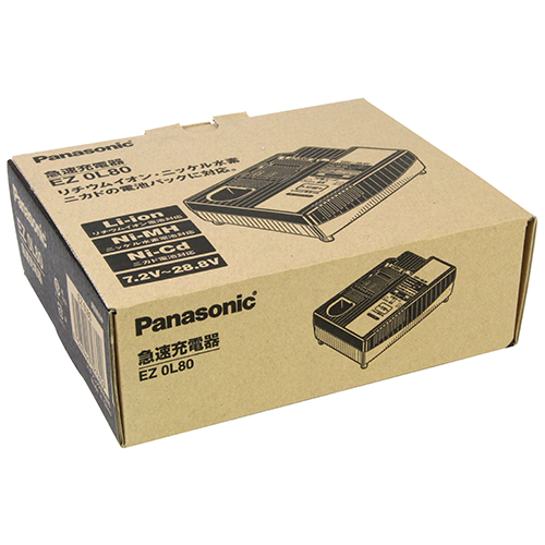 パナソニック・充電器 リチウムイオン対応・EZ0L80－電動工具
