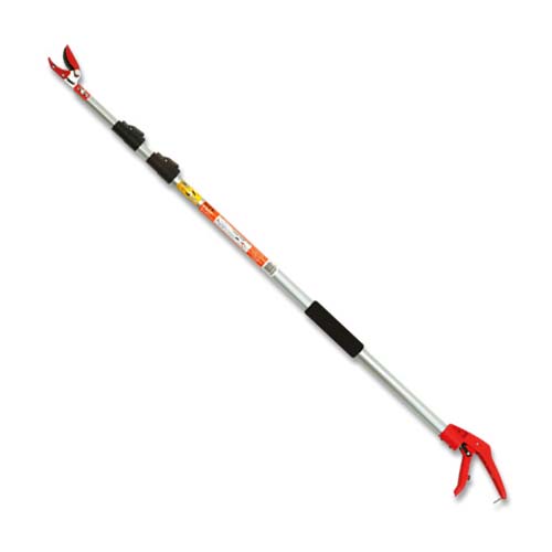 カマキ・かるのび3段3M・NO.1430－園芸道具・高枝切・伸縮式高枝切