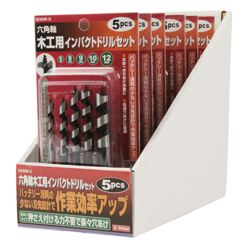 E－Value・木工用インパクトドリル・EDSW-3ｻｷﾈｼﾞ－先端