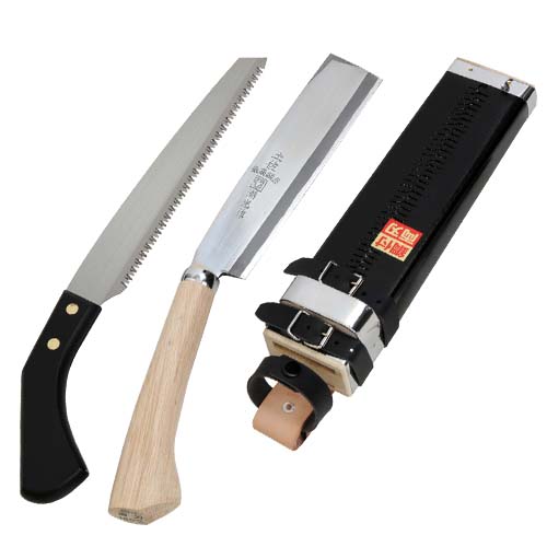 二丁差し（鉈、鋸）・180MM・210MM－園芸道具・鉈・両刃：DIY