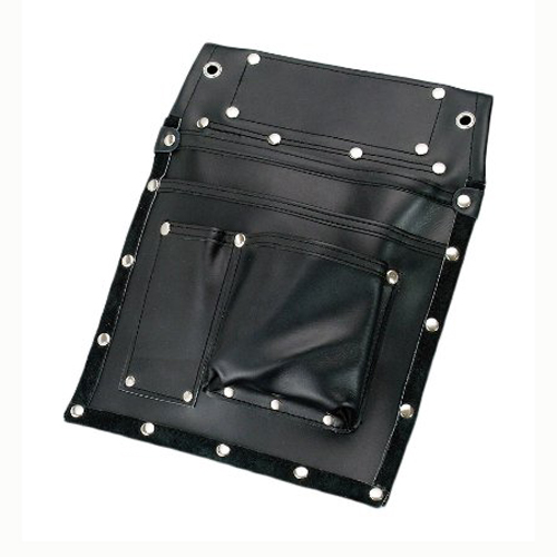 コヅチ・鋲止め仮枠袋 黒・SH-621－収納用品・メーカー腰袋サック