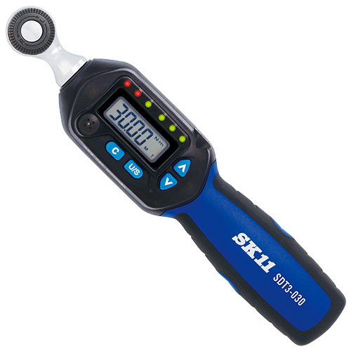 SK11 デジタルトルクレンチ　SDT3-030 ソケット2種付き SK11・デジタルトルクレンチ・SDT3-030－作業工具・ソケット