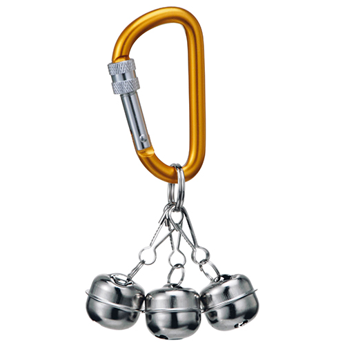 くまつな⭐︎ 浅野木工・熊よけ鈴 カラビナロック式・27110－園芸用品・忌避商品・防