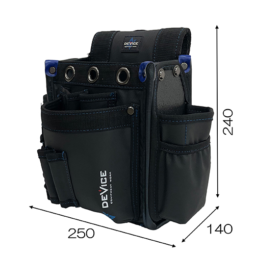 専用 2/2 SK11・腰袋2段 サイドポケット付き・DVC-KZ14－収納用品
