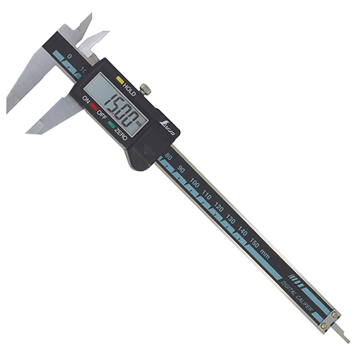 シンワ・デジタルノギス大文字ホールド・150MM 19975－大工道具・測定