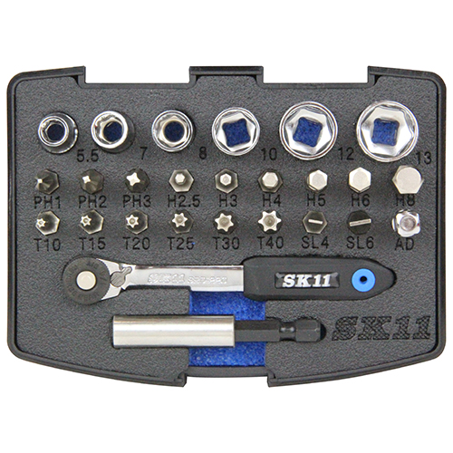 SK11・スリムラチェットDVセット・SRD-2227－作業工具