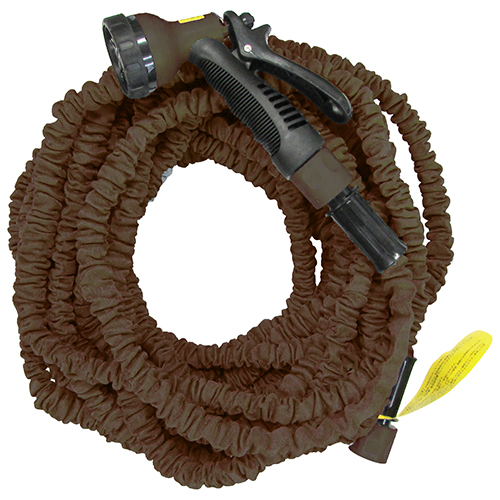 のびかるホース25mブラウン・NH-25FBR－園芸用品・散水用品・特殊