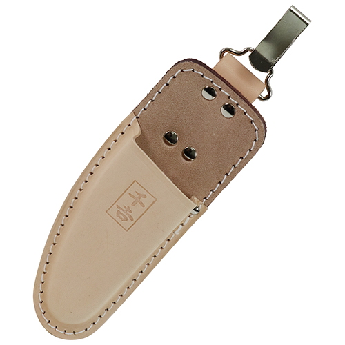 とさっち 千吉・剪定鋏サック 型入カン付・NO.15E－園芸用品・収納・収納庫・皮