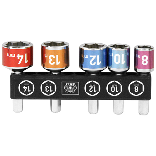 SK11・超短ショートソケットセット・8/10/12/13/14－先端