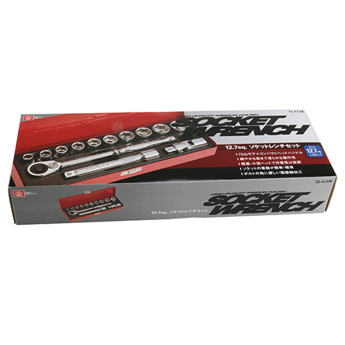 SK11 ソケットレンチセット TS-413M 13PCS 差込角:12.7mm 13点 1セット ＳＫ１１・１／２ソケットレンチセット・TS-413M 13PCS－作業工具