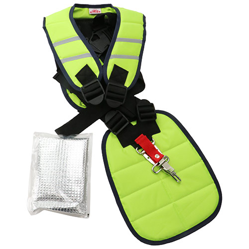 セフティ－3・多機能防振肩掛けバンド・KB-54ｲｴﾛｰ－園芸機器・刈払機