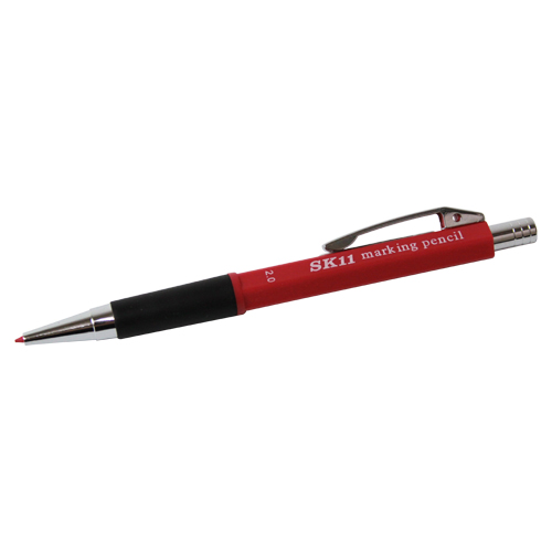 SK11・建築用シャープペン ショート・ｱｶ2.0MM－大工道具・墨