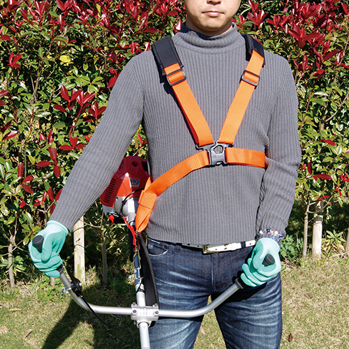 セフティ－3・刈払機用肩掛バンド ダブル・KB-26－園芸機器・刈払機