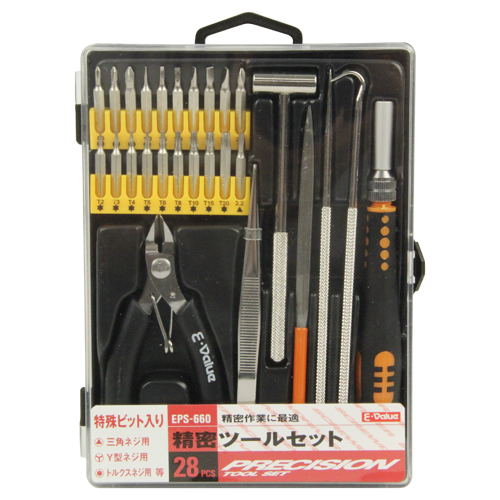 まつ　３点セット E－Value・精密ツールセット・EPS-660－作業工具
