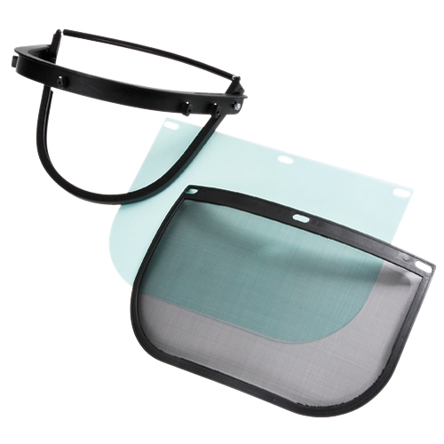 セフティ－3・ヘルメット用防災面セット・KB-17－園芸機器・刈払機