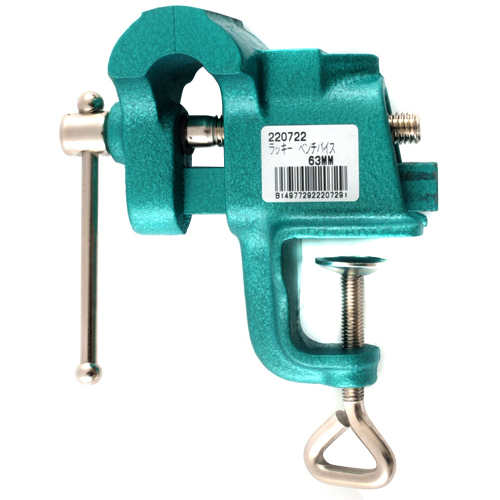 ラッキー・ベンチバイス・63MM－作業工具・クランプ・バイス