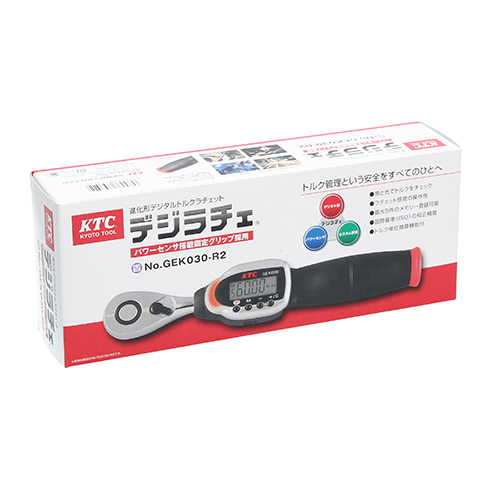 新品未使用  KTC デジタルトルクレンチ デジラチェ GEKR030-R2 6.3sq.デジラチェ Type rechargeable（充電式） | KTCツール