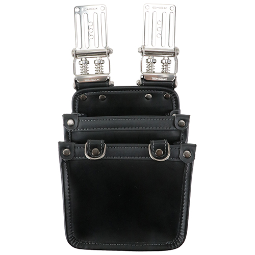 のりすけ様 SHOX・薄型腰袋2段 S・SHX-16－収納用品・藤原産業腰袋