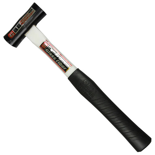 SK11・スーパーグラス両口玄能・300G－大工道具・金槌・FG柄