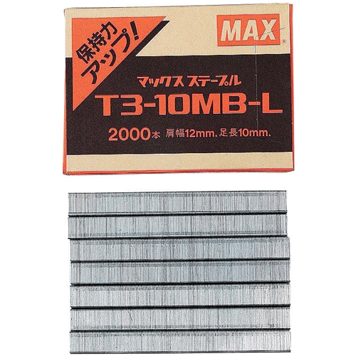 MAX・ステープル・T3-10MBL－大工道具・マグネット・ステープル・の