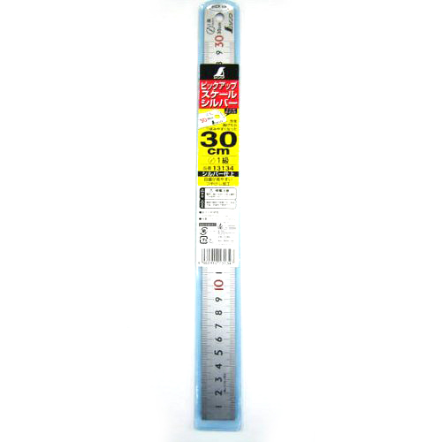 シンワ・ピックアップスケール30cm・13134－大工道具・測定具・直