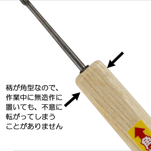 E－Value・角柄 三方錐・ｼｮｳ－大工道具・錐・ピット・皮