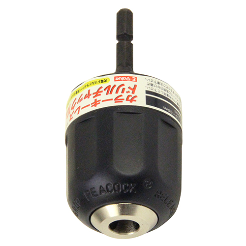 E－Value・カラーキーレスチャック・EDCK-01NB ｸﾛ－先端工具