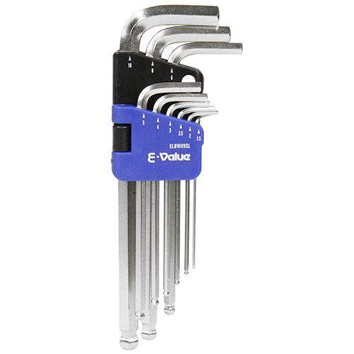 E－Value・BP六角棒レンチセット SL・ELBW09SL－作業