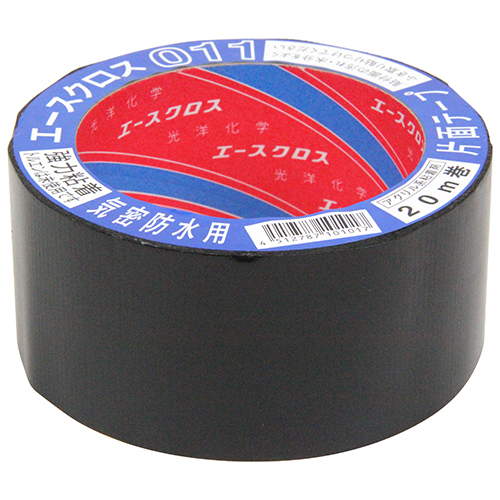 光洋化学・エースクロス011黒・50mmx20M－資材・テープ関連・気密