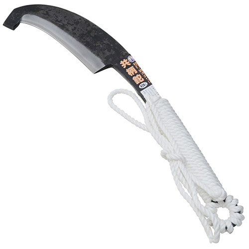 千吉金賞・共柄鉈石付ロープ巻・420G－園芸道具・鉈・細工用：DIY