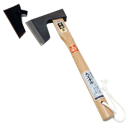 千吉 金・仮枠用大工手斧・－園芸道具・鉈・斧：DIYツールの藤原