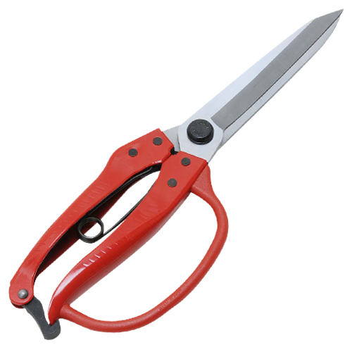 千吉・ガード付葉刈鋏・NO.6－園芸道具・鋏・植木・盆栽鋏：DIY