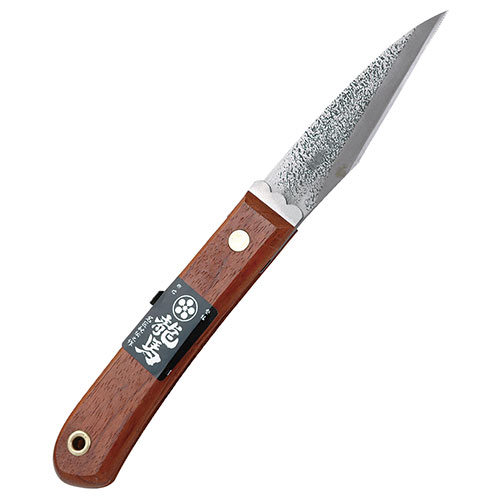 梅鉢龍馬・折込小刀・120MM－大工道具・金切鋏・カッター・横手小刀