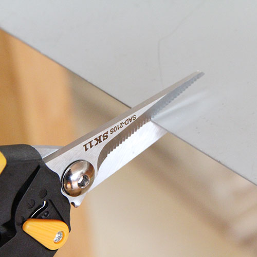 SK11・万能はさみAD ストレート・SAD-210S－大工道具・金切鋏