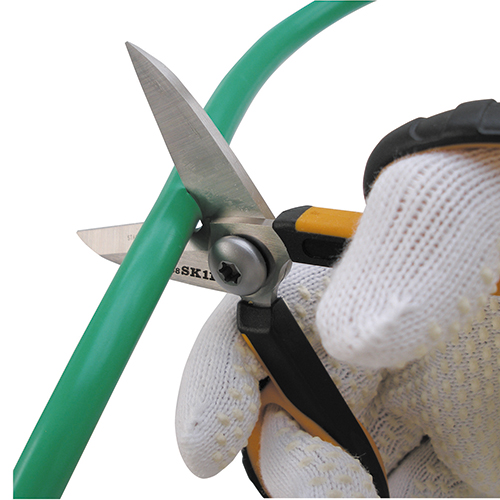 SK11・電工はさみ コンパクト・SES-138S－大工道具・金切鋏