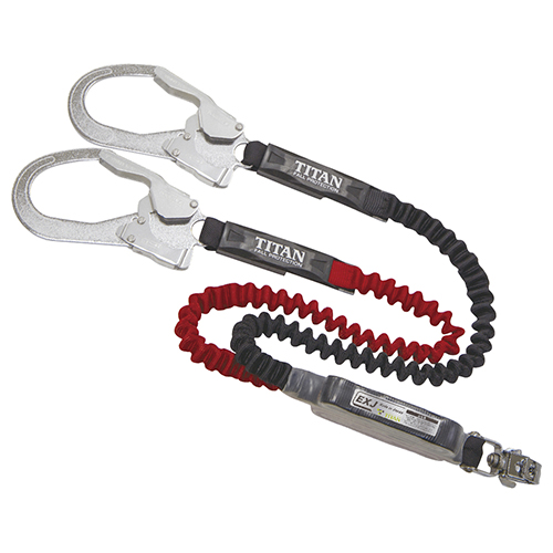 タイタン・ランヤード EXJダブル・HL-ERW－ワークサポート・保護具