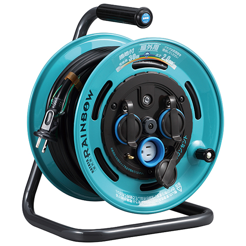 ハタヤ・レインボーリール 30m・GE-30K－電動工具・電工ドラム