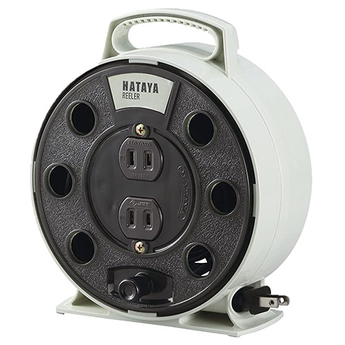 ハタヤ・リーラ― 5m 屋内用・RL-5-IV－電動工具・電工ドラム・コード