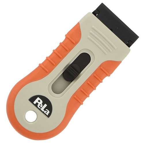 神沢・スクレィパーPeLaオレンジ・K-740-OR－大工道具・内装ツール